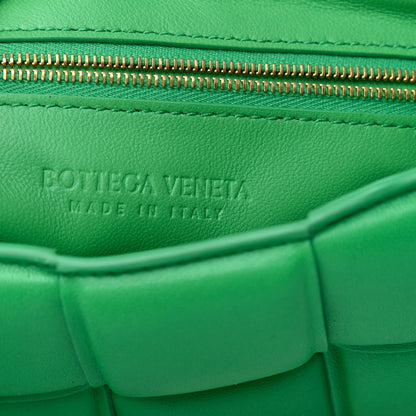 Bottega Veneta Lambskin Maxi Intreccio Padded Chain Cassette Crossbody Bag Grass 6 of 8