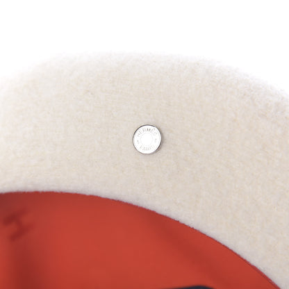 Hermes Merino Wool Bonnie Beret 58 Naturel 5 of 7
