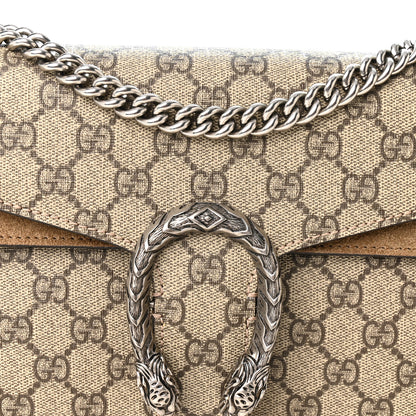 Gucci GG Supreme Monogram Small Dionysus Shoulder Bag Taupe 8 of 13