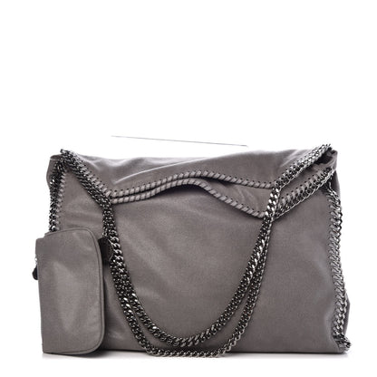 Stella McCartney Shaggy Deer Big Falabella Tote Grey 1 of 7