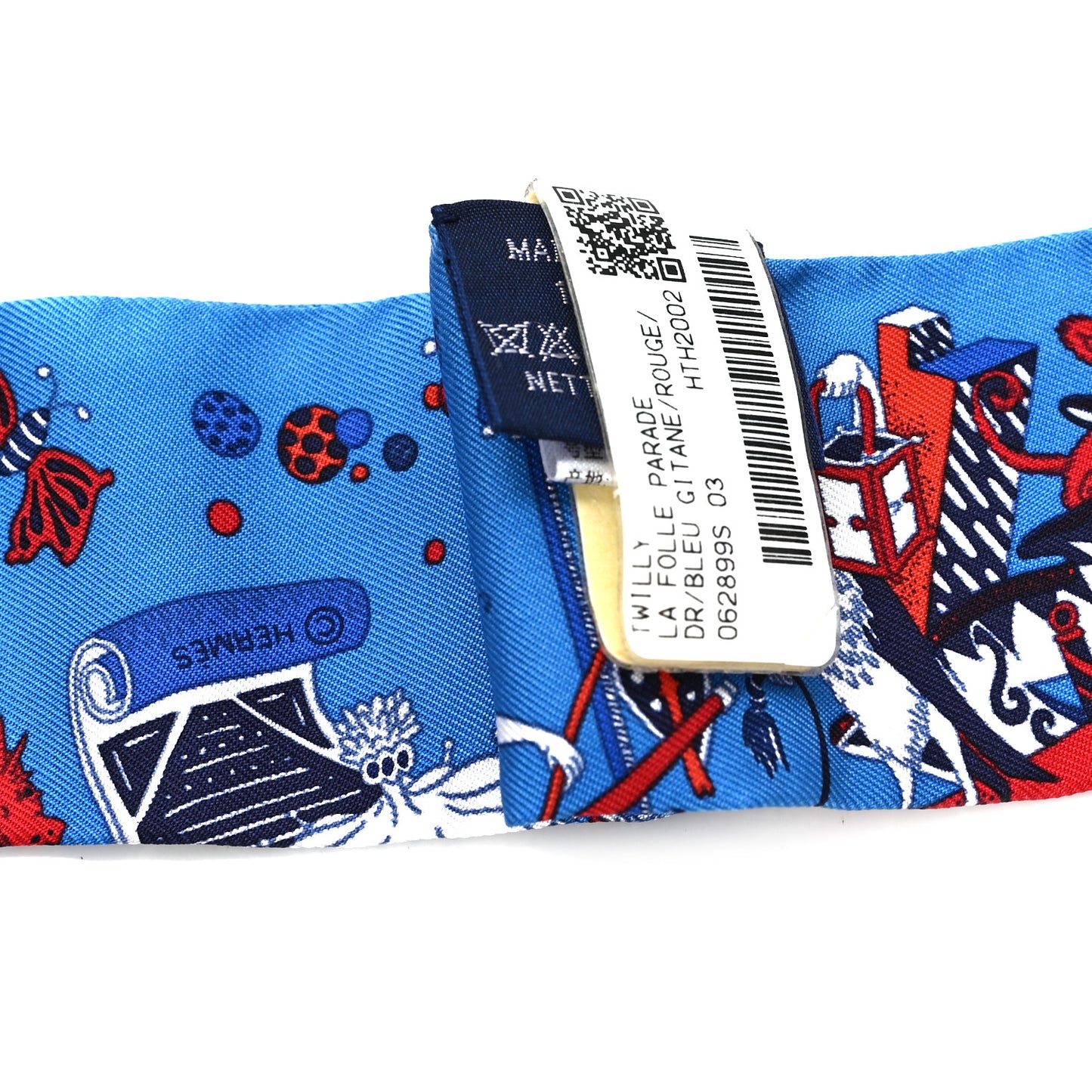 Silk La Folle Parade Twilly Bleu Gitane Rouge