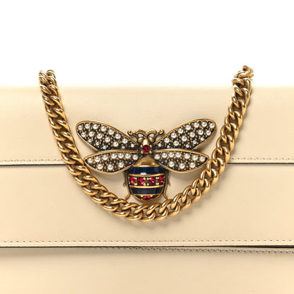 Gucci Calfskin Queen Margaret Chain Wallet Mystic White 7 of 9