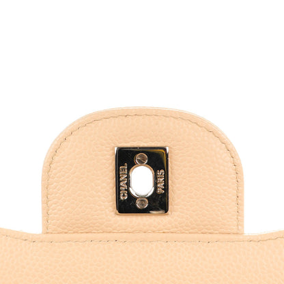 Chanel Caviar Quilted Jumbo Double Flap Beige Clair 7 of 9