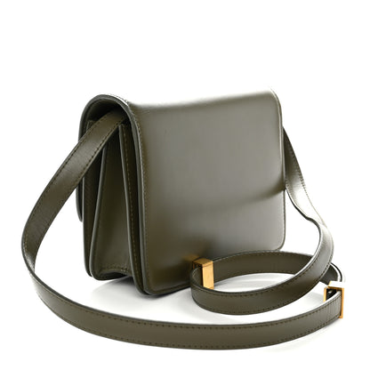 Celine Box Calfskin Small Classic Box Flap Bag Army Green 2 of 10