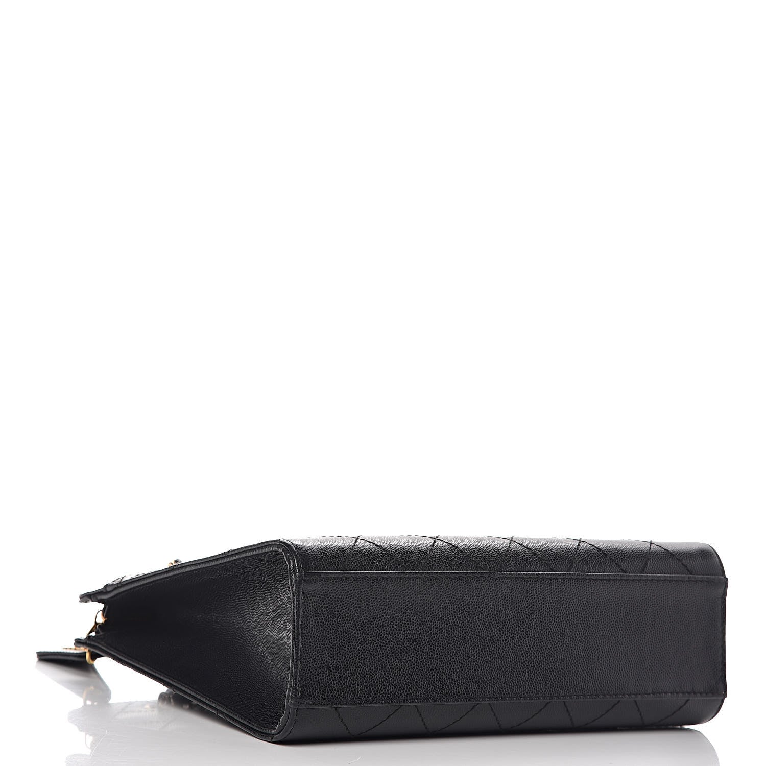 Chanel Caviar Diamond Stitched Shoulder Bag Black 4 of 12