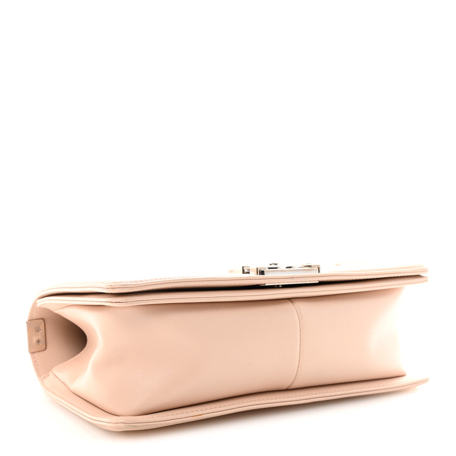 Chanel Calfskin Chevron Quilted Medium Boy Flap Light Pink 4 of 11