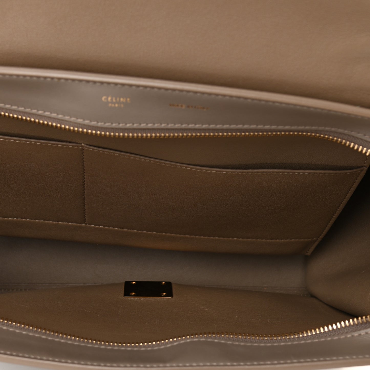 Smooth Calfskin Medium Tri-Color Trapeze Butter