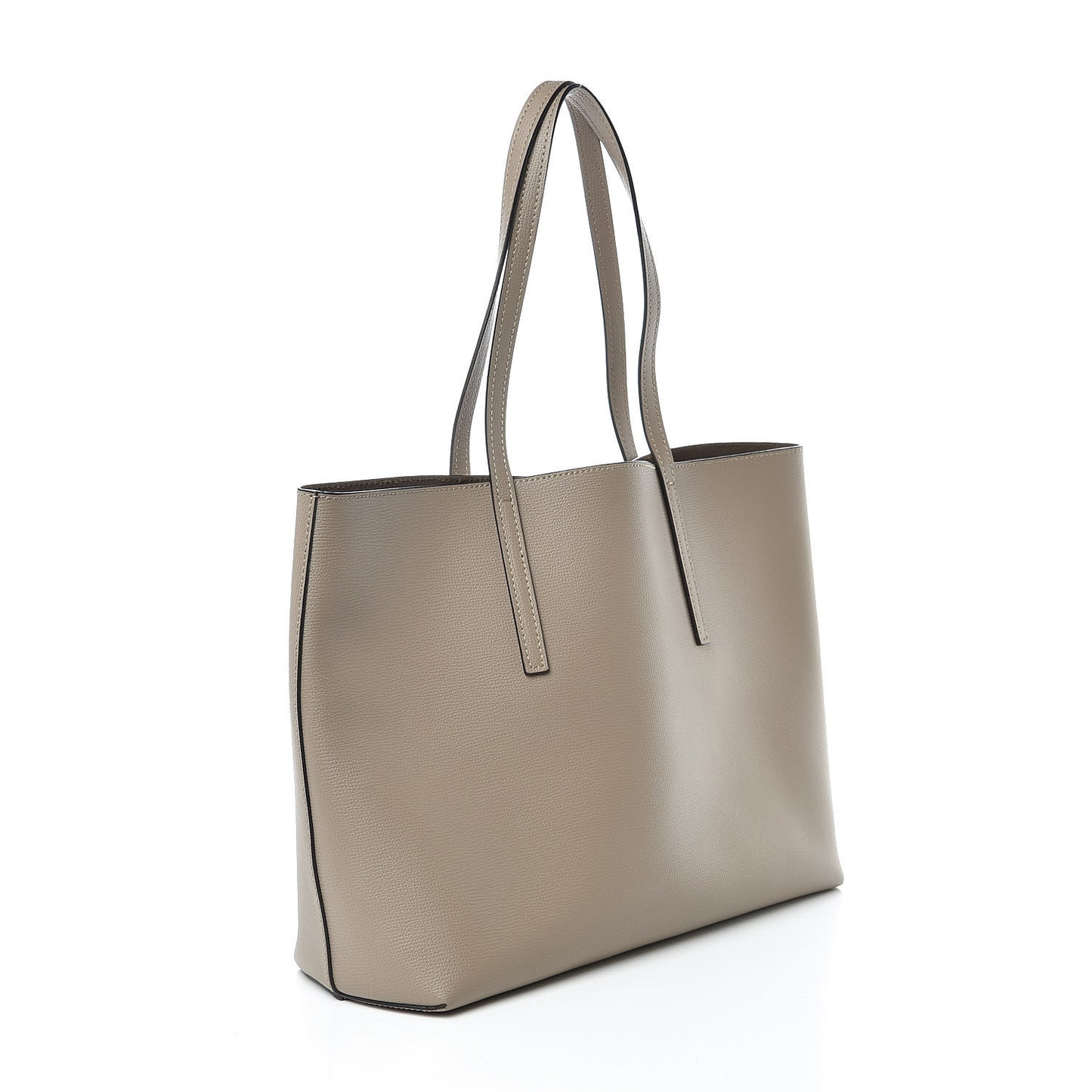Vitello Vienna Enamel F is Fendi Shopping Tote Tortora Taupe