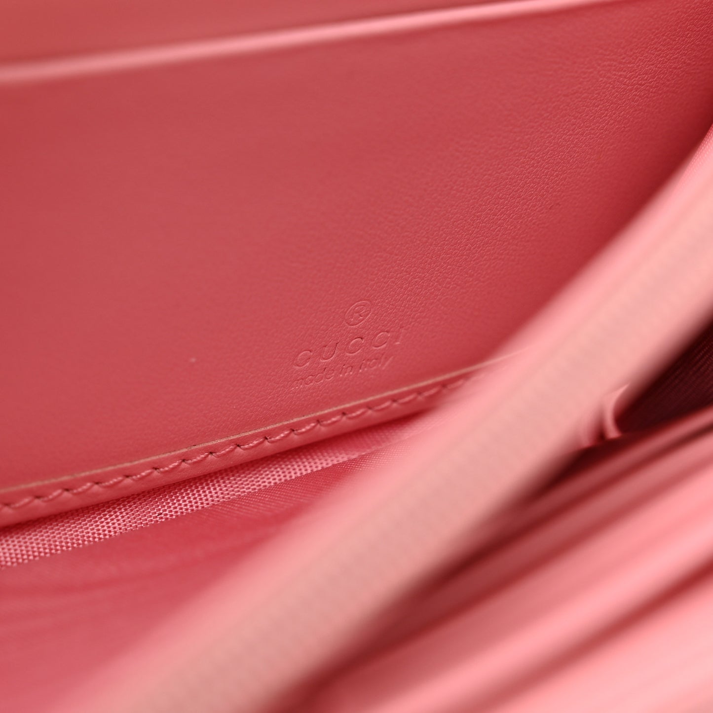 Calfskin Matelasse GG Marmont Continental Wallet Wild Rose