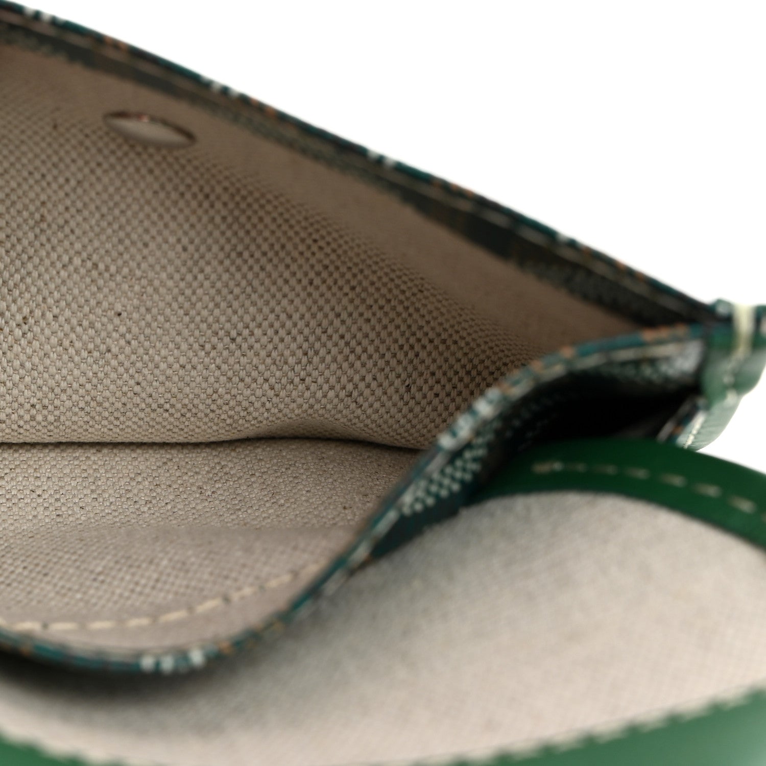 Goyard Goyardine Mini Anjou Pouch Green 5 of 6