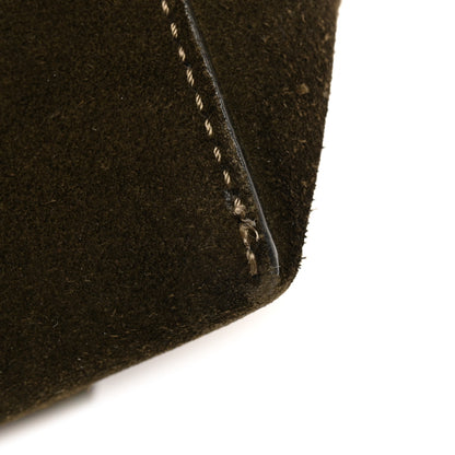 Loewe Suede Flamenco Satchel Bottle Green 15 of 15