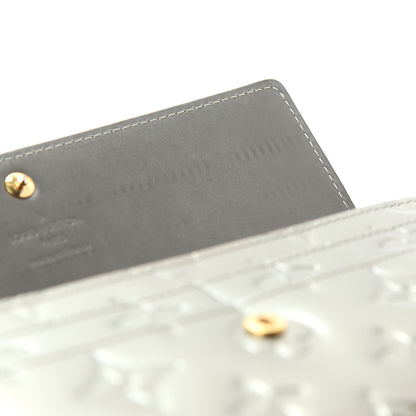 Louis Vuitton Vernis Sarah Wallet Gris Art Deco 8 of 9
