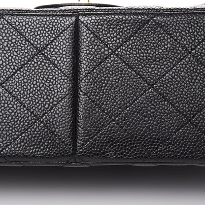 Chanel Caviar Quilted Jumbo Double Flap Black 10 of 13