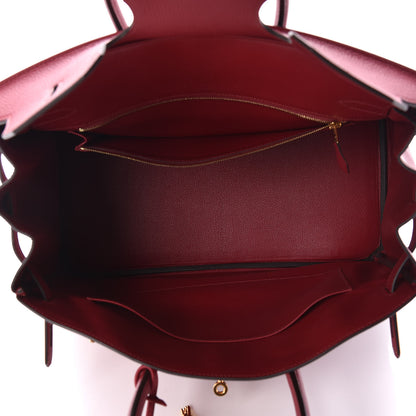 Hermes Togo Birkin 35 Rouge Grenat 7 of 34