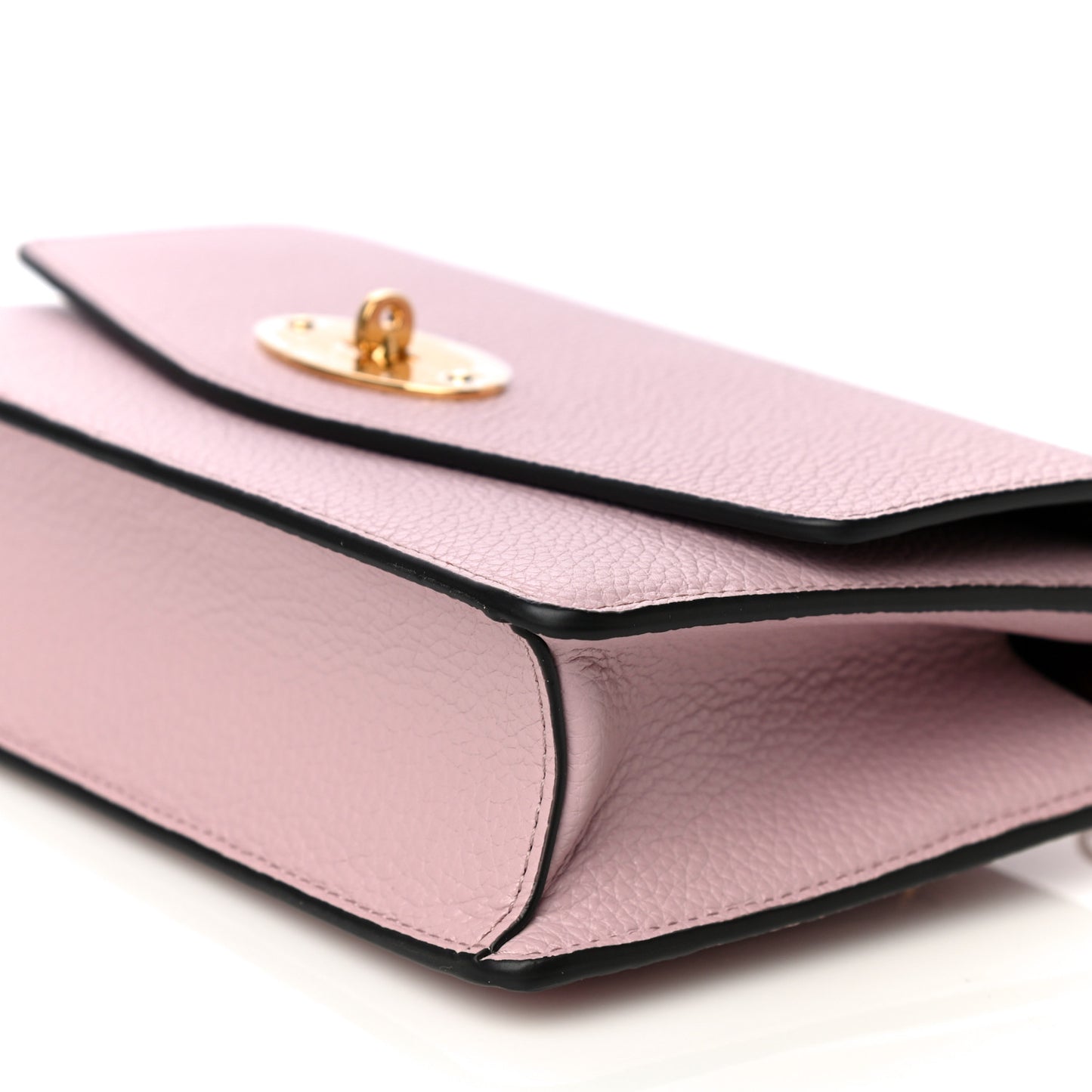 Small Classic Grain Calfskin Small Darley Powder Pink