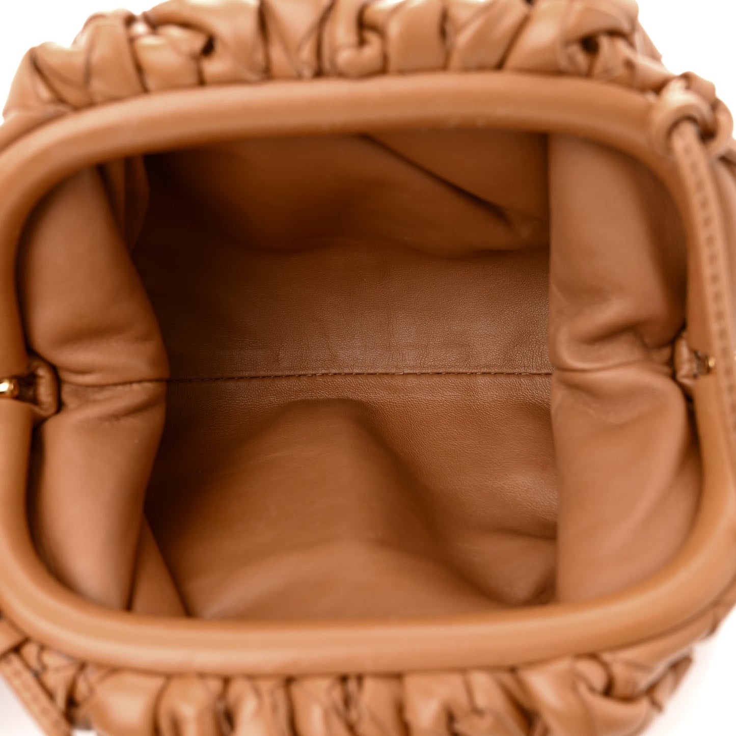 Nappa Intrecciato The Mini Pouch Carmel