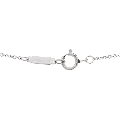 Tiffany Platinum Diamond .12ctw Circlet Pendant Necklace 4 of 4