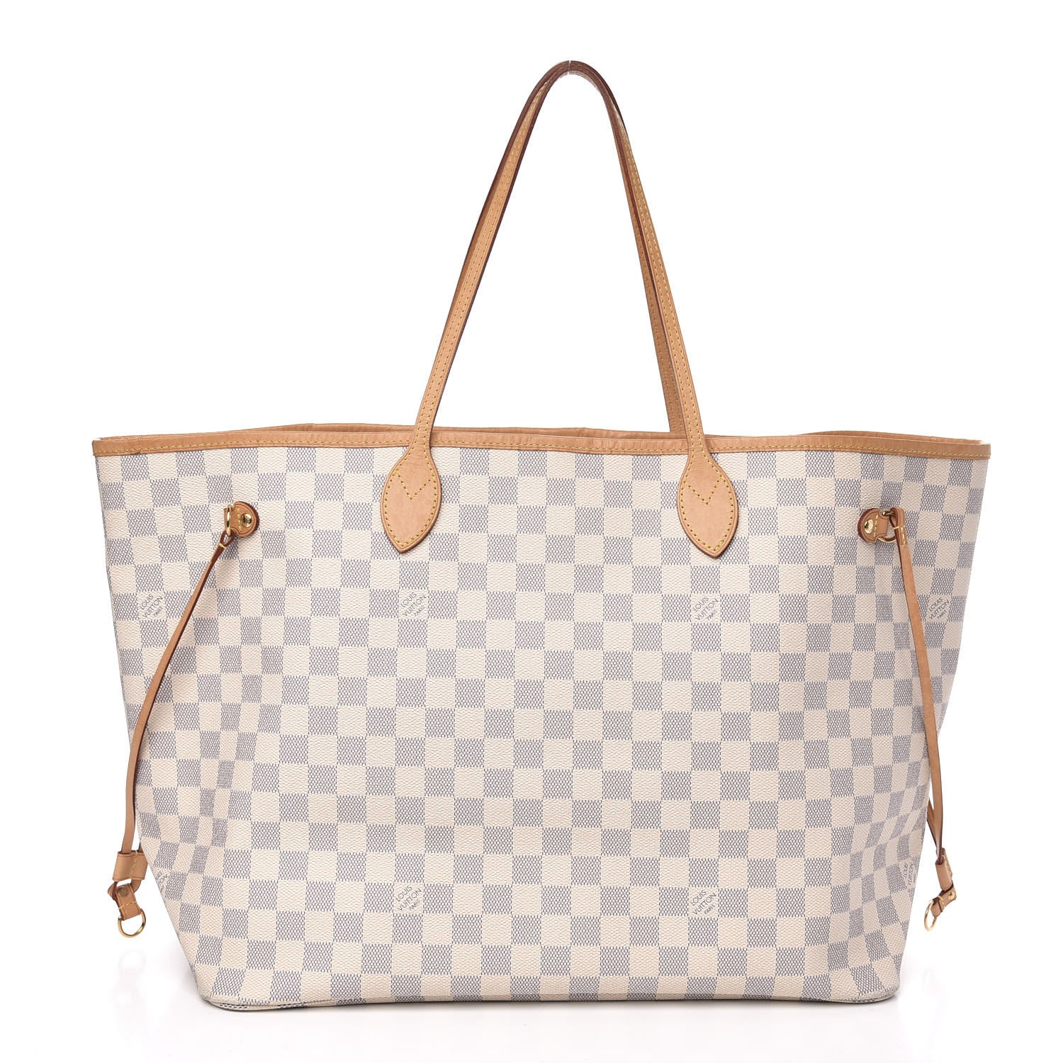 Louis Vuitton Damier Azur Neo Neverfull GM Rose Ballerine 2 of 12