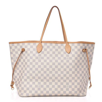 Louis Vuitton Damier Azur Neo Neverfull GM Rose Ballerine 2 of 12