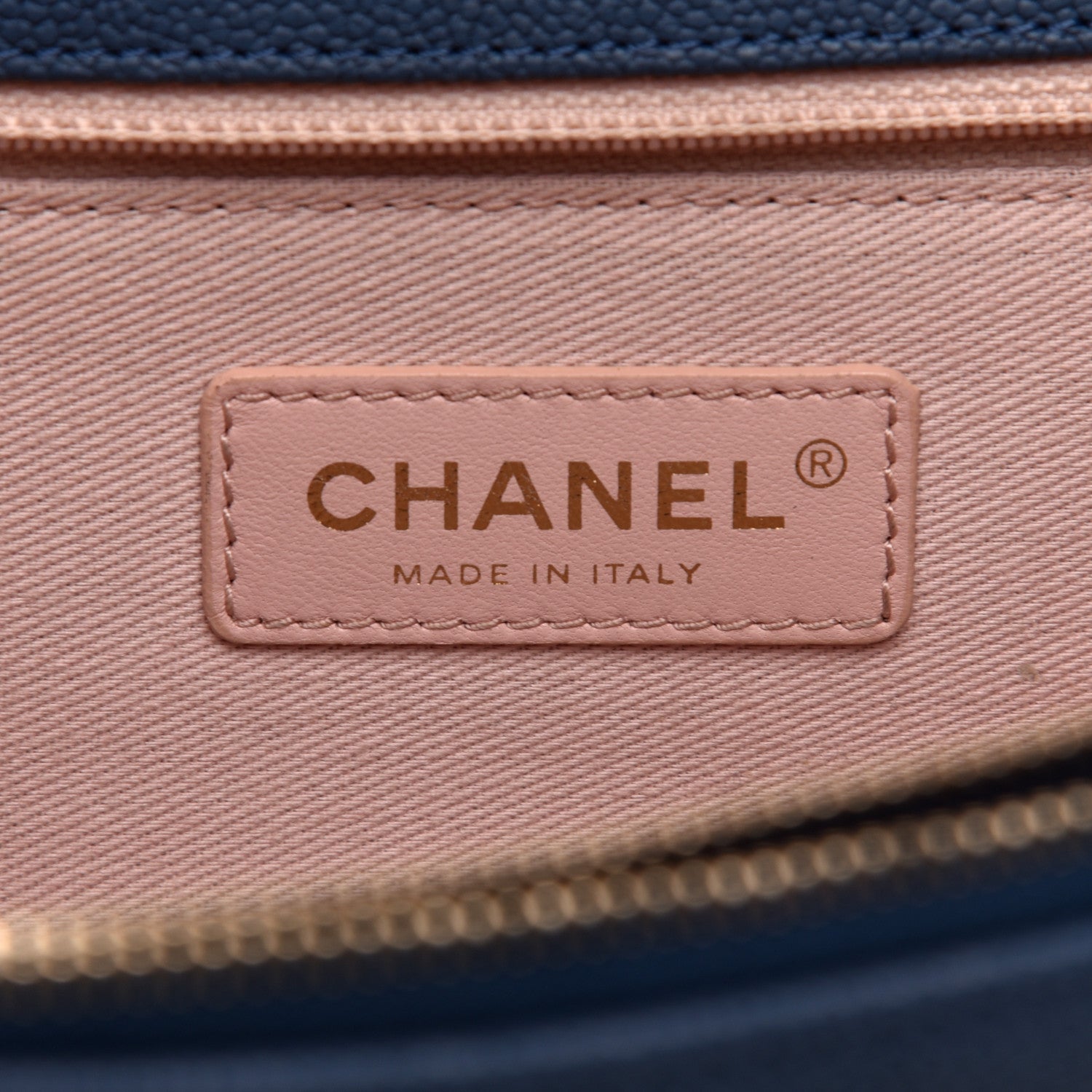 Chanel Grained Calfskin Quilted Cuba Flap Blue 8 of 11