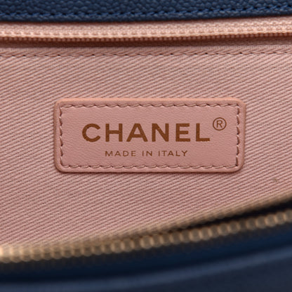 Chanel Grained Calfskin Quilted Cuba Flap Blue 8 of 11