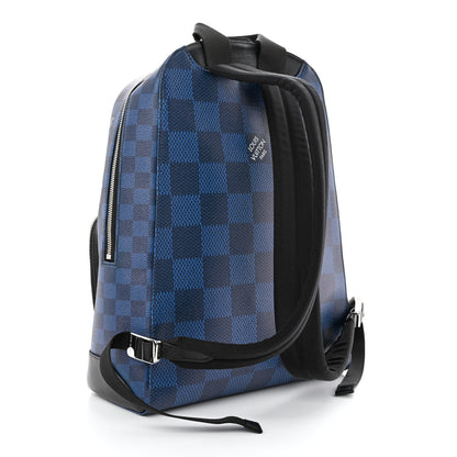 Louis Vuitton Damier Graphite 3D Campus Backpack Navy 3 of 11