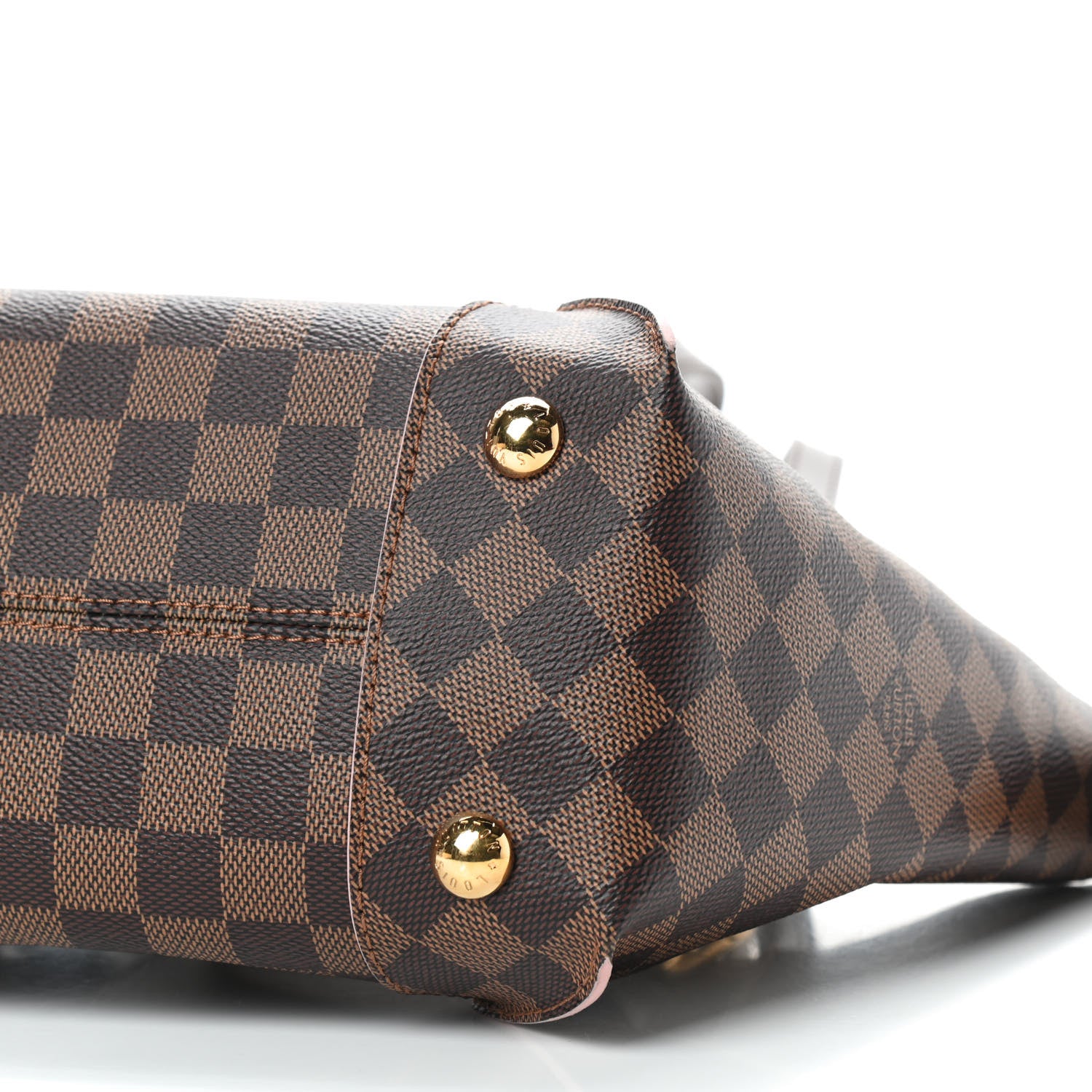Louis Vuitton Damier Ebene Caissa Tote PM Rose Ballerine 8 of 10