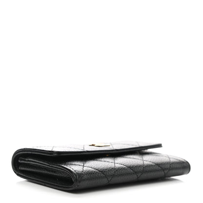 Chanel Caviar Quilted Flap Card Holder Black 4 of 8