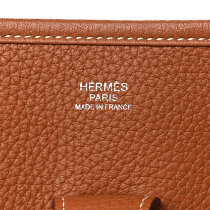 Hermes Taurillon Clemence Evelyne III GM Gold 5 of 13
