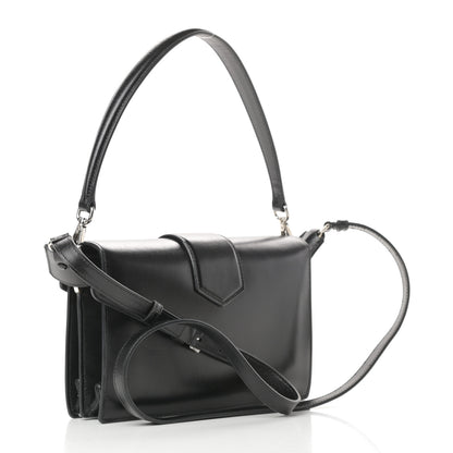 Prada Box Calfskin Shoulder Bag Black Viola 3 of 18