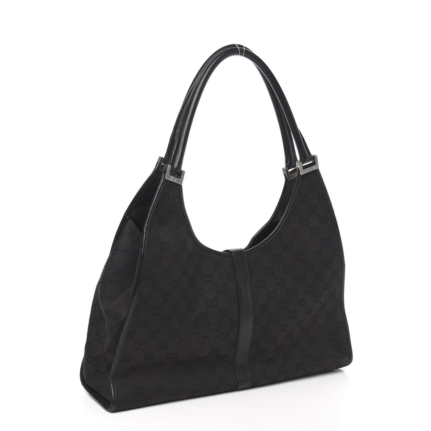 Monogram Jackie Shoulder Bag Black