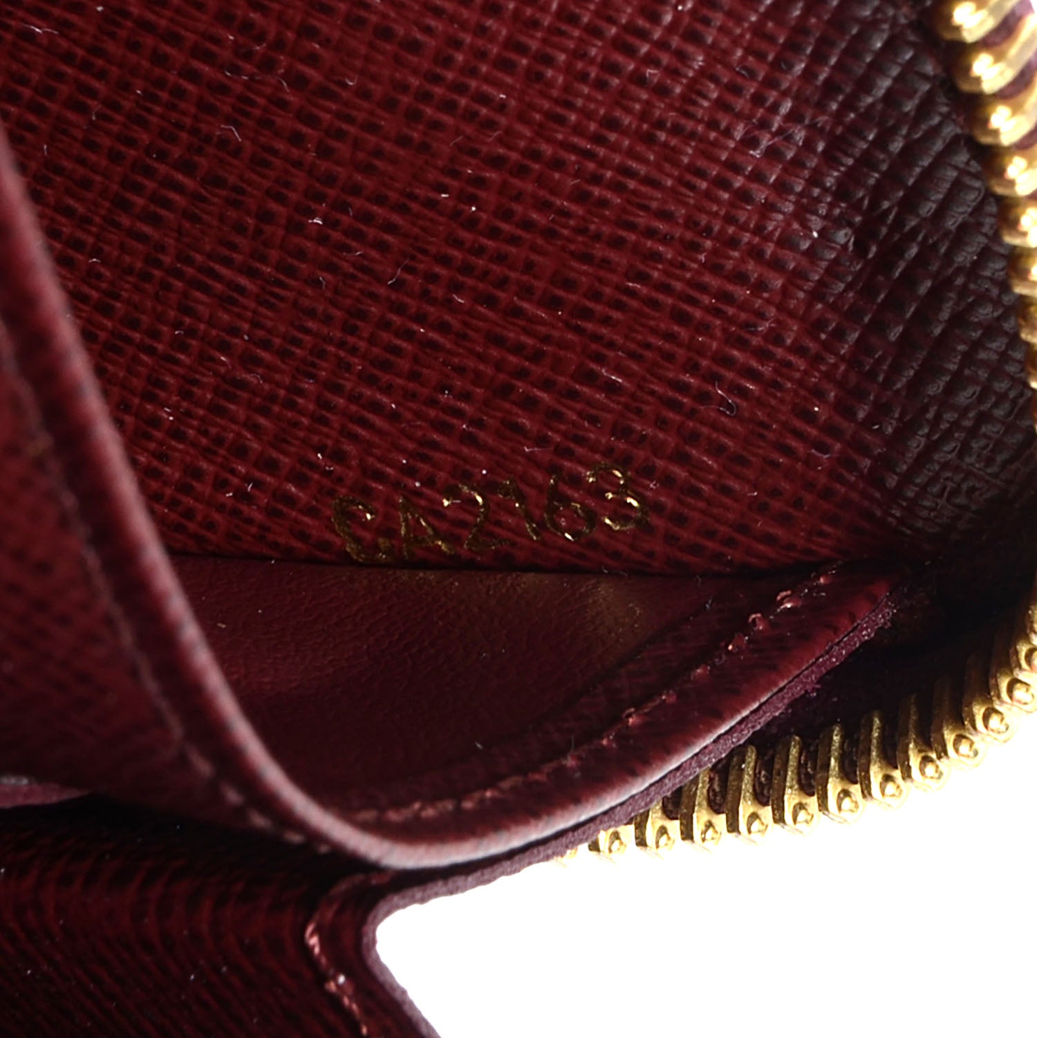 Louis Vuitton Damier Paillettes Zippy Wallet Red 8 of 8
