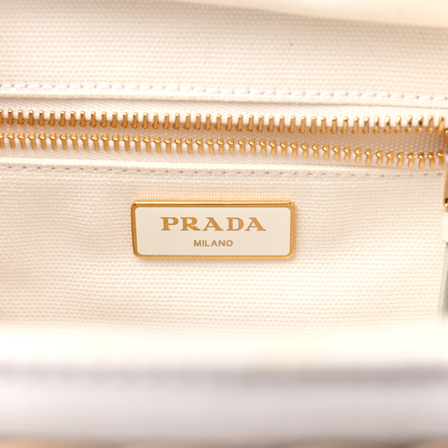 Prada Wicker Canvas Tote Naturale White 6 of 14