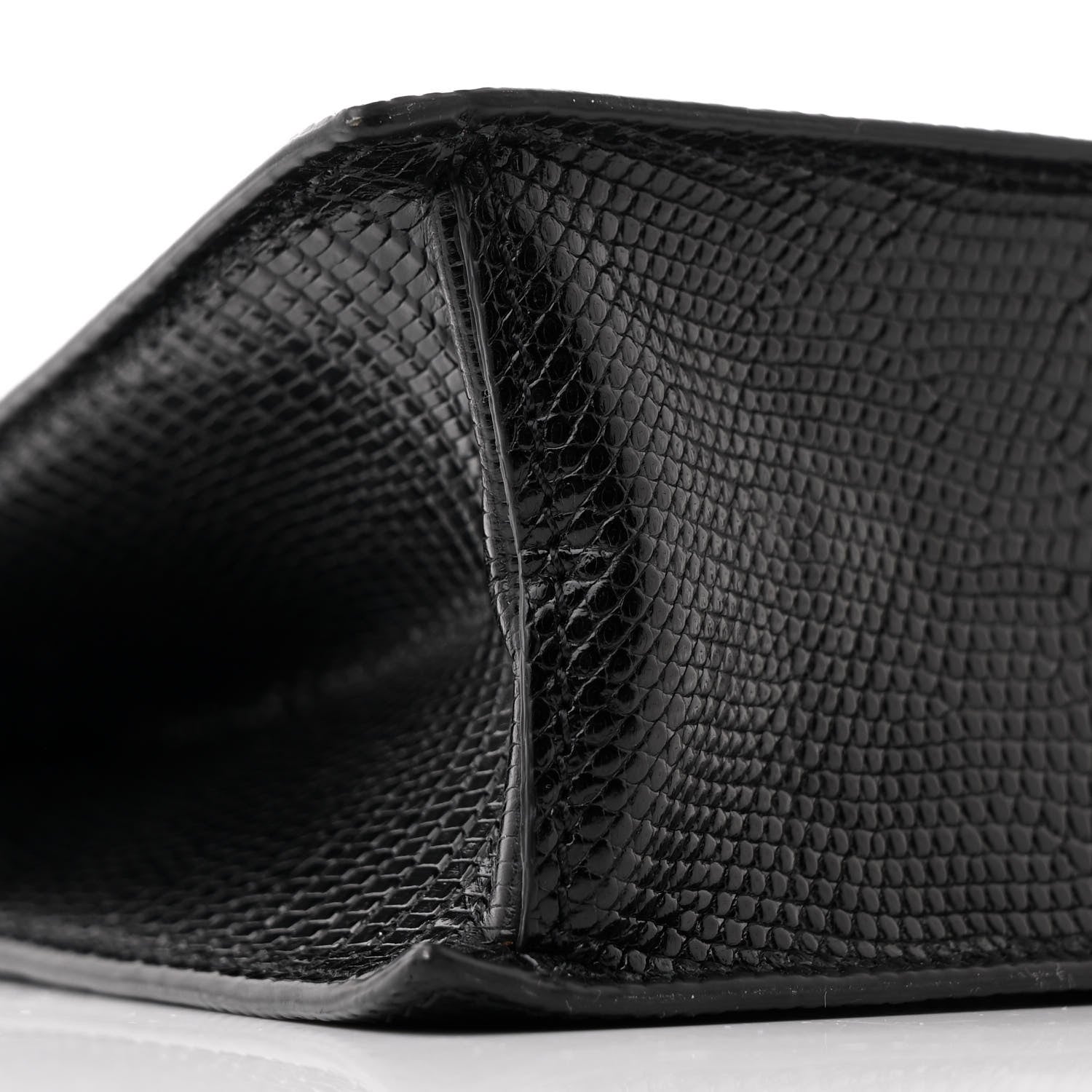 Celine Lizard Edwige Shoulder Bag Black 9 of 11