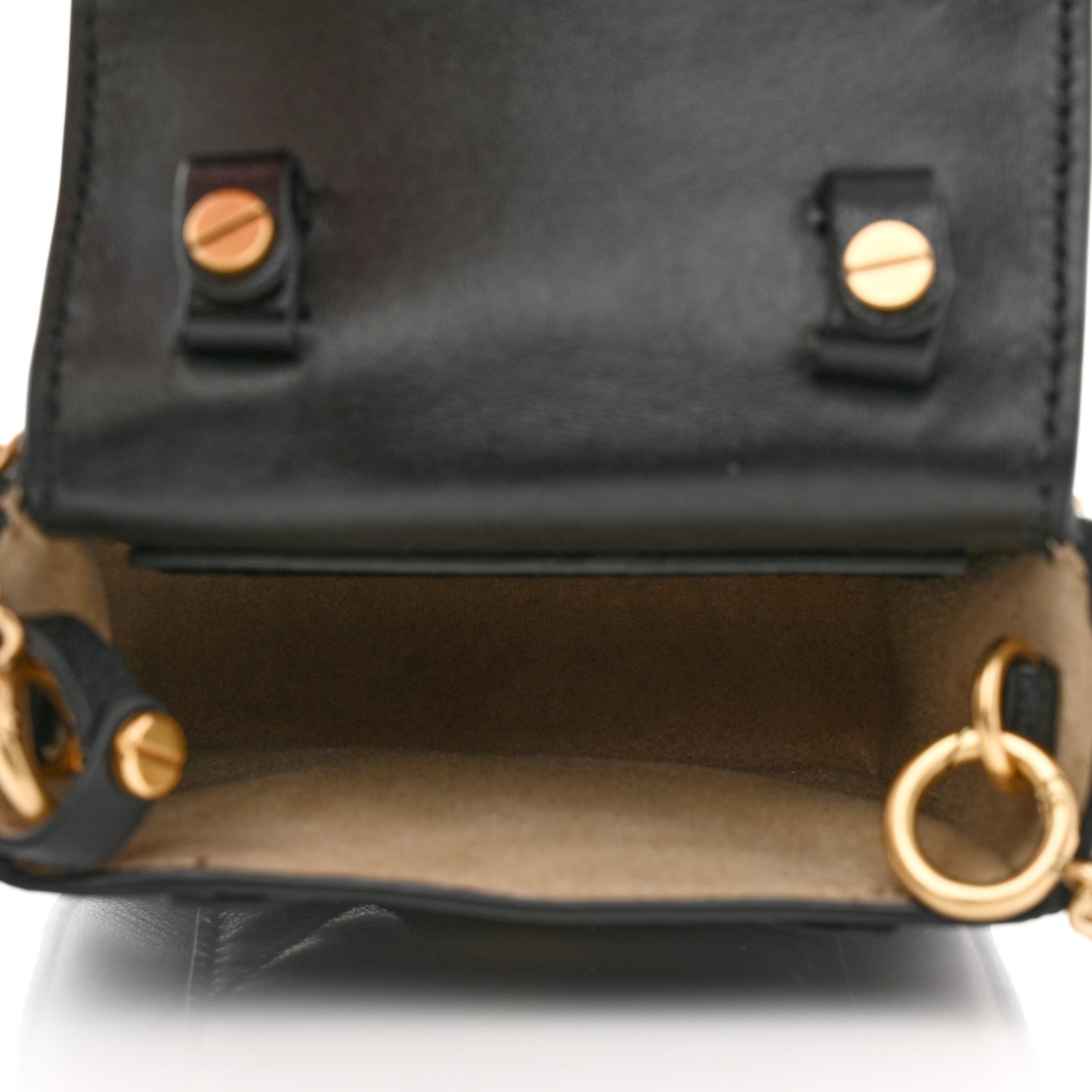 Givenchy Goatskin GV3 Pocket Nano Pouch Black 5 of 7