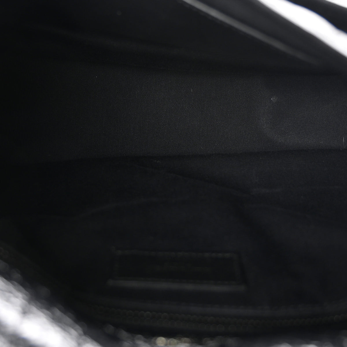 Saint Laurent Crinkled Calfskin Matelasse Monogram Medium Niki Chain Satchel Black 5 of 10