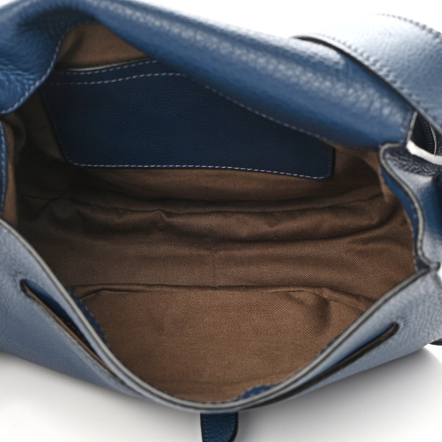 Calfskin Medium Marcie Round Crossbody Bag Royal Navy