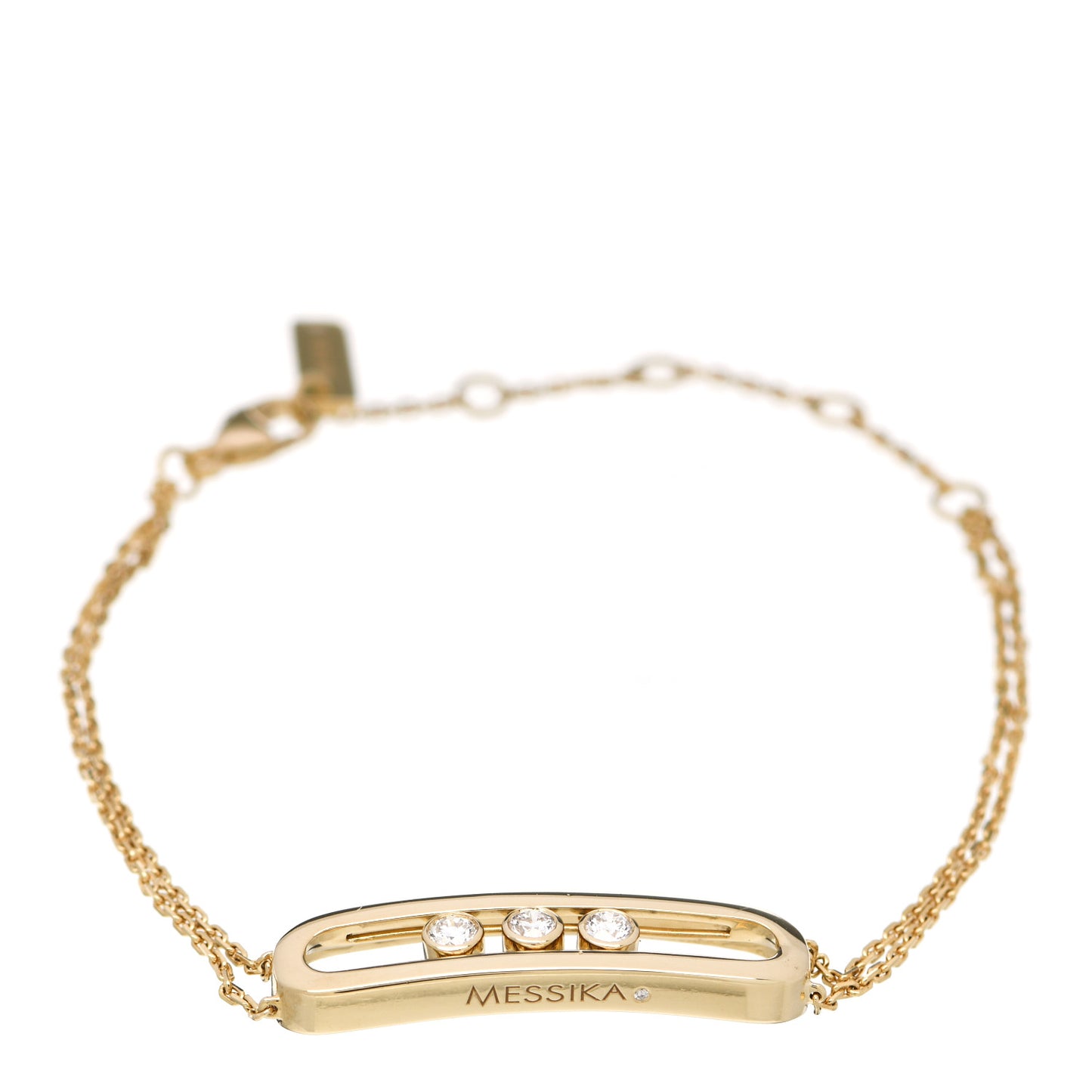 18K Yellow Gold Diamond Move Classique Bracelet