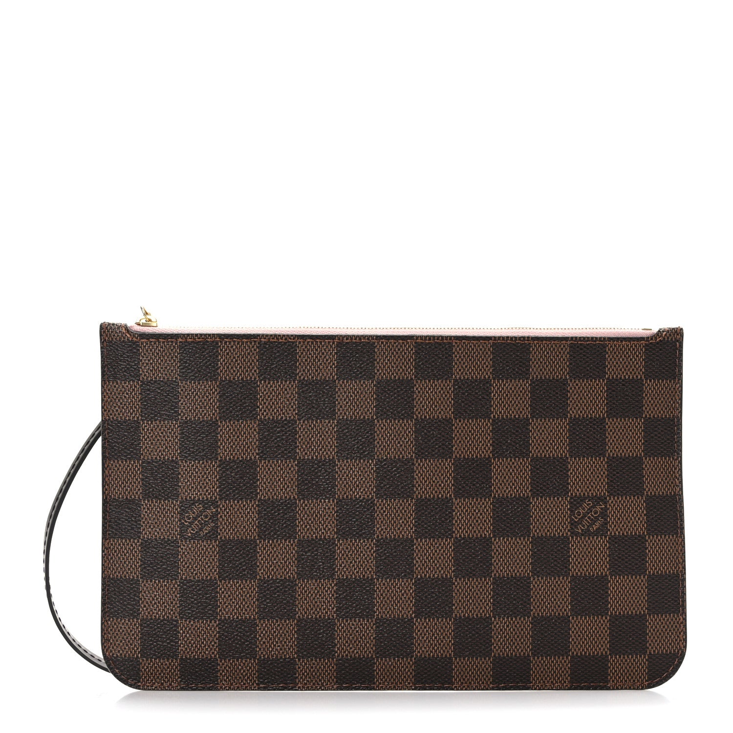 Louis Vuitton Damier Ebene Neverfull MM GM Pochette Rose Ballerine 1 of 6