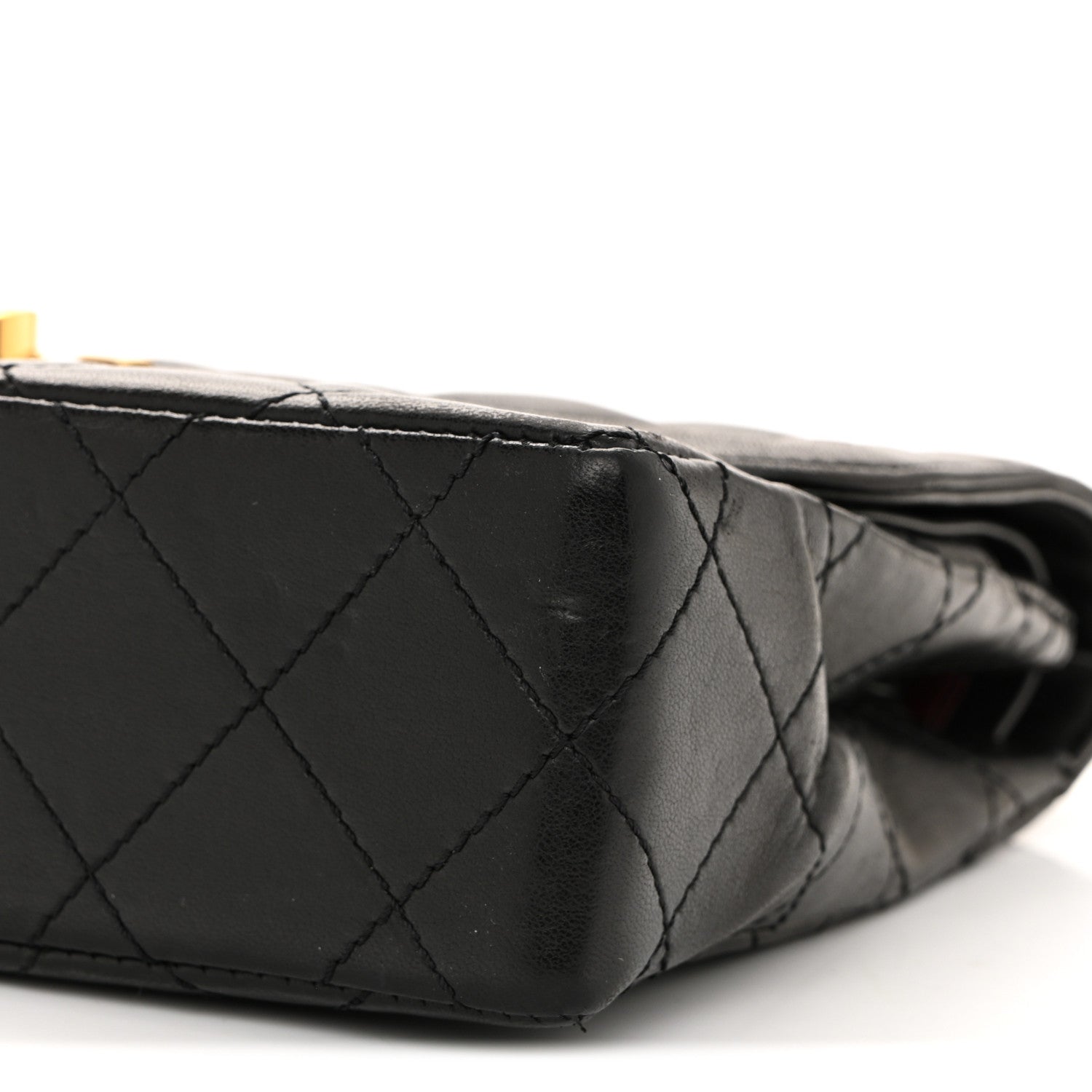Chanel Lambskin Quilted Small Double Flap Black 11 of 16
