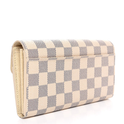 Louis Vuitton Damier Azur Sarah Wallet NM 3 of 7