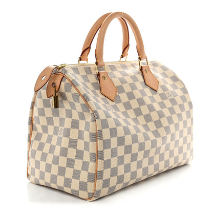 Louis Vuitton Damier Azur Speedy 30 2 of 10