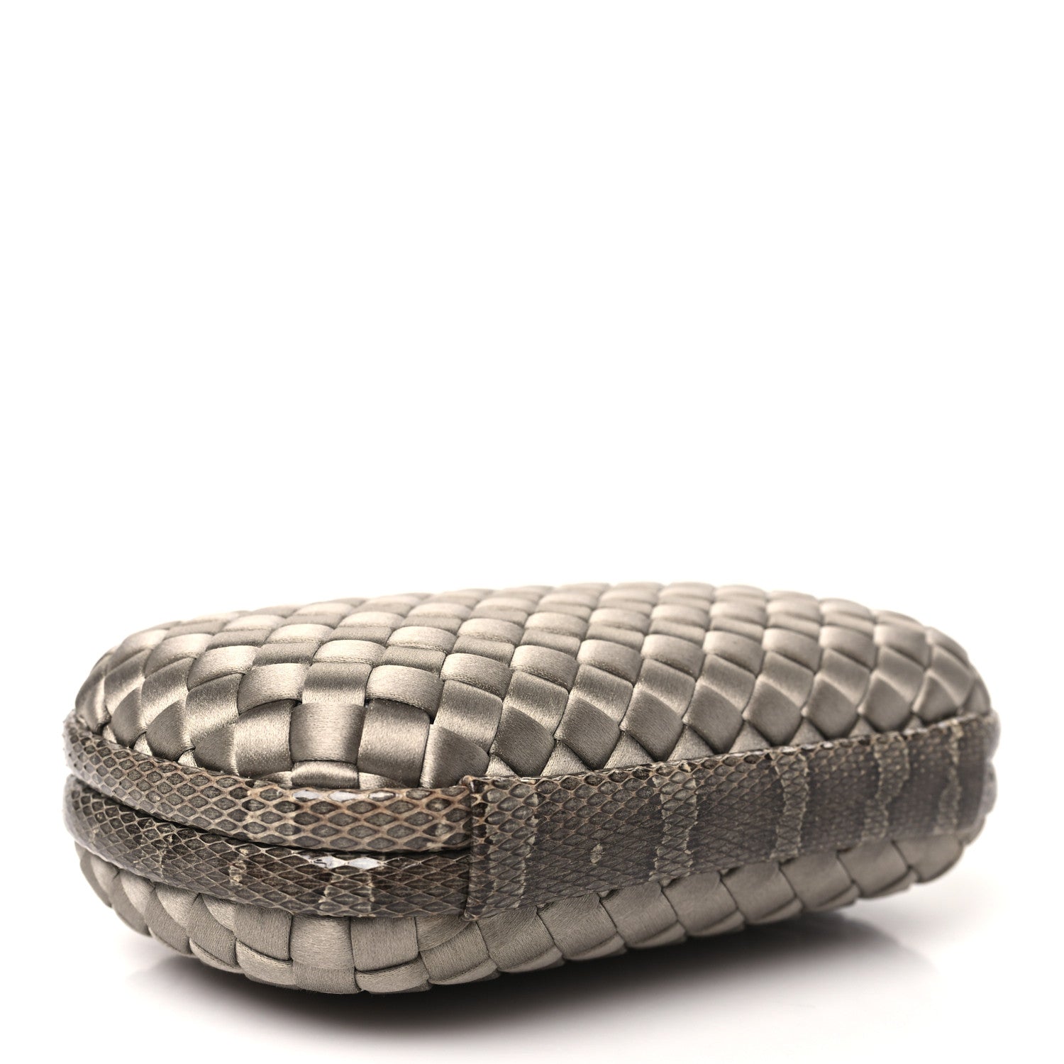 Bottega Veneta Satin Intreccio Impero Ayers Knot Blush 4 of 7