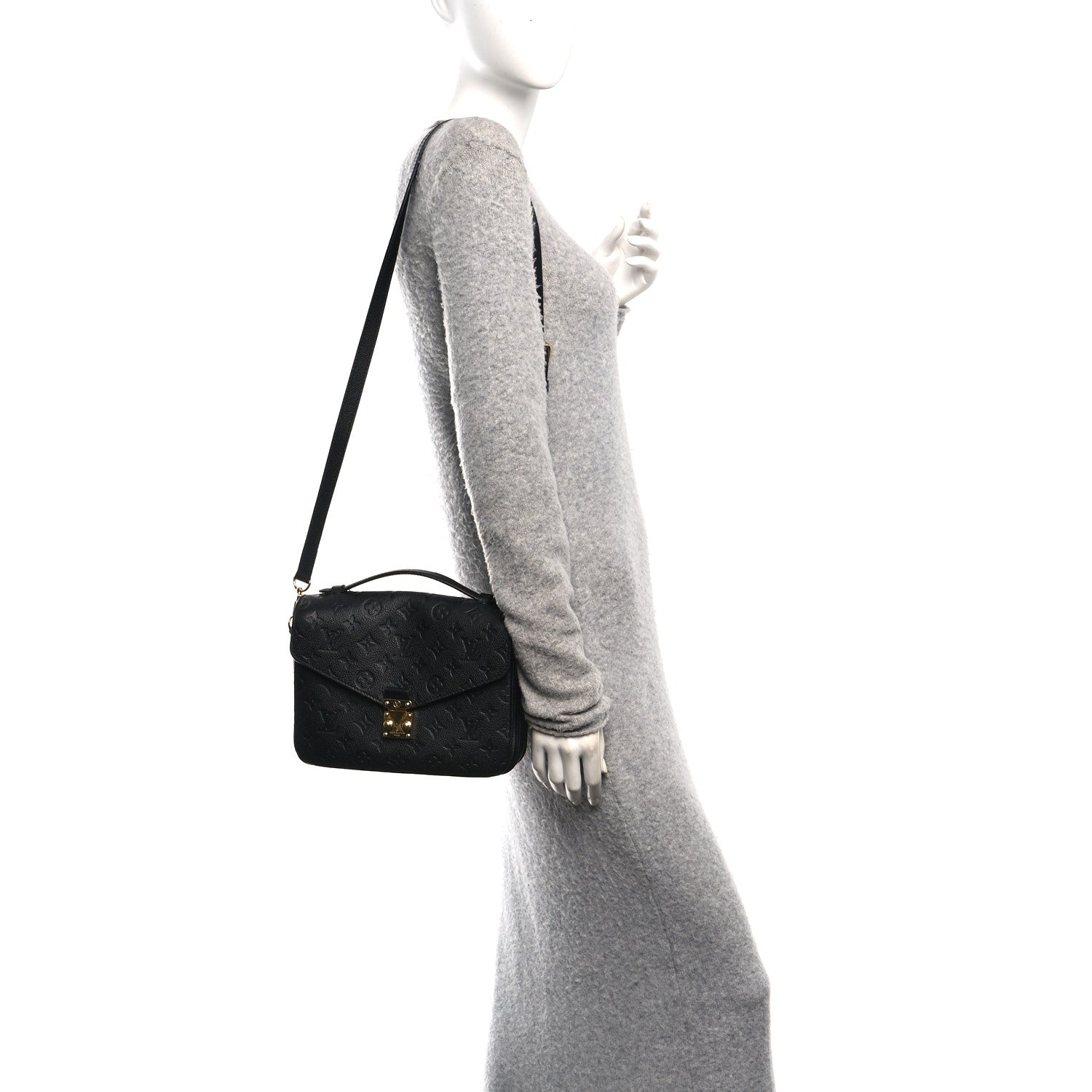 Louis Vuitton Empreinte Pochette Metis Black 2 of 10