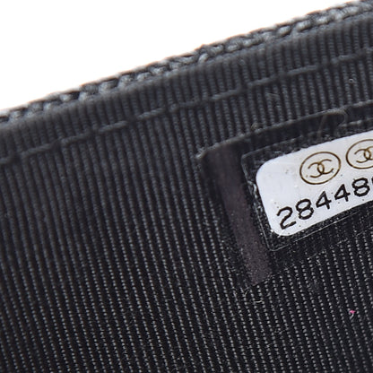 Chanel Caviar Quilted CC Zip Card Holder Black 6 of 7