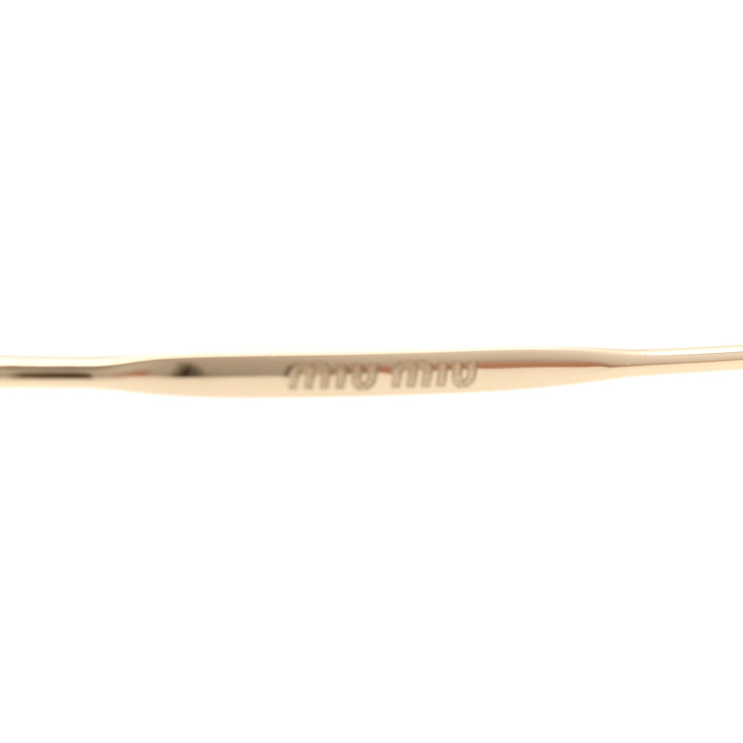 Metal Square Sunglasses SMU 52R Black Gold