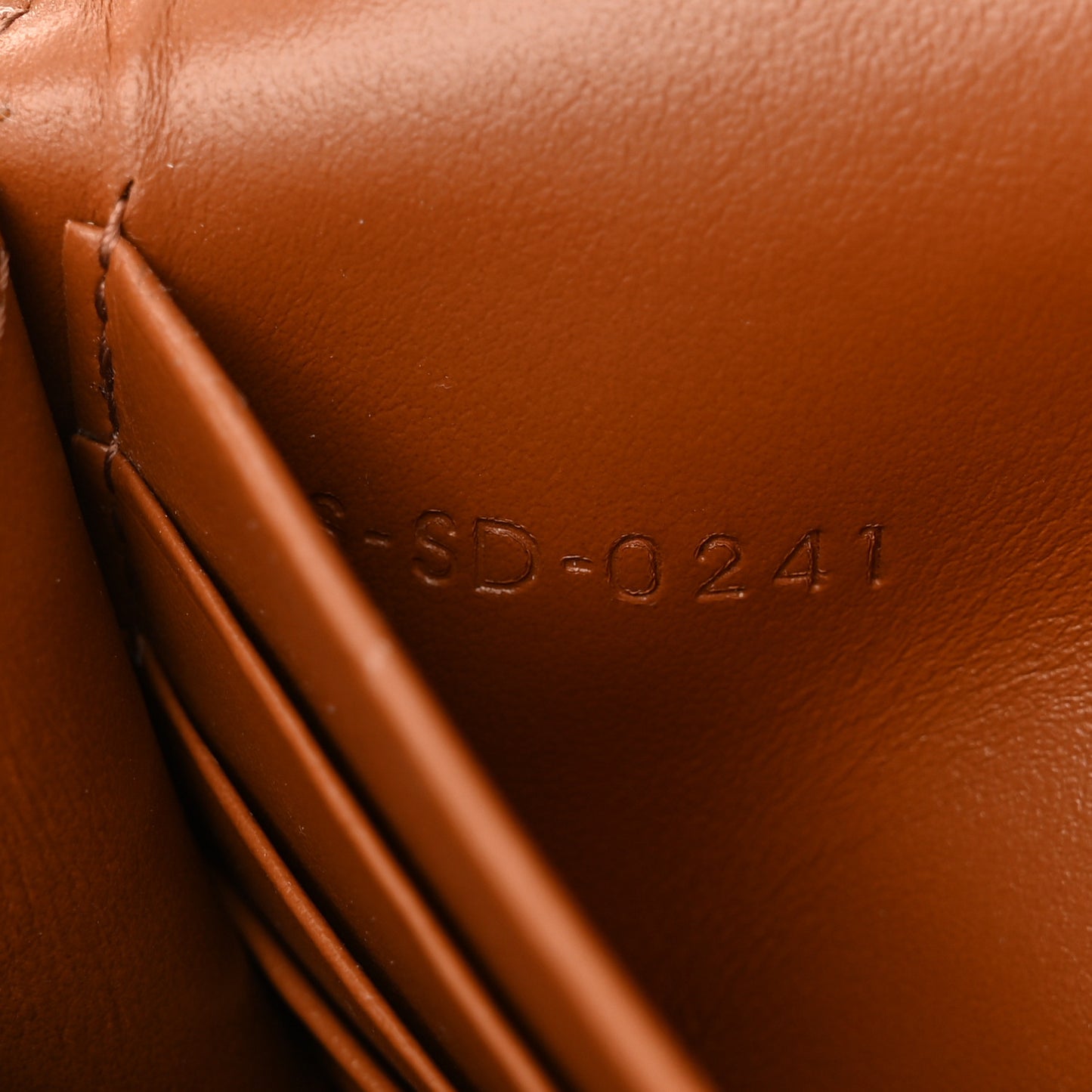 Triomphe Canvas Lambskin Wallet On Strap Tan