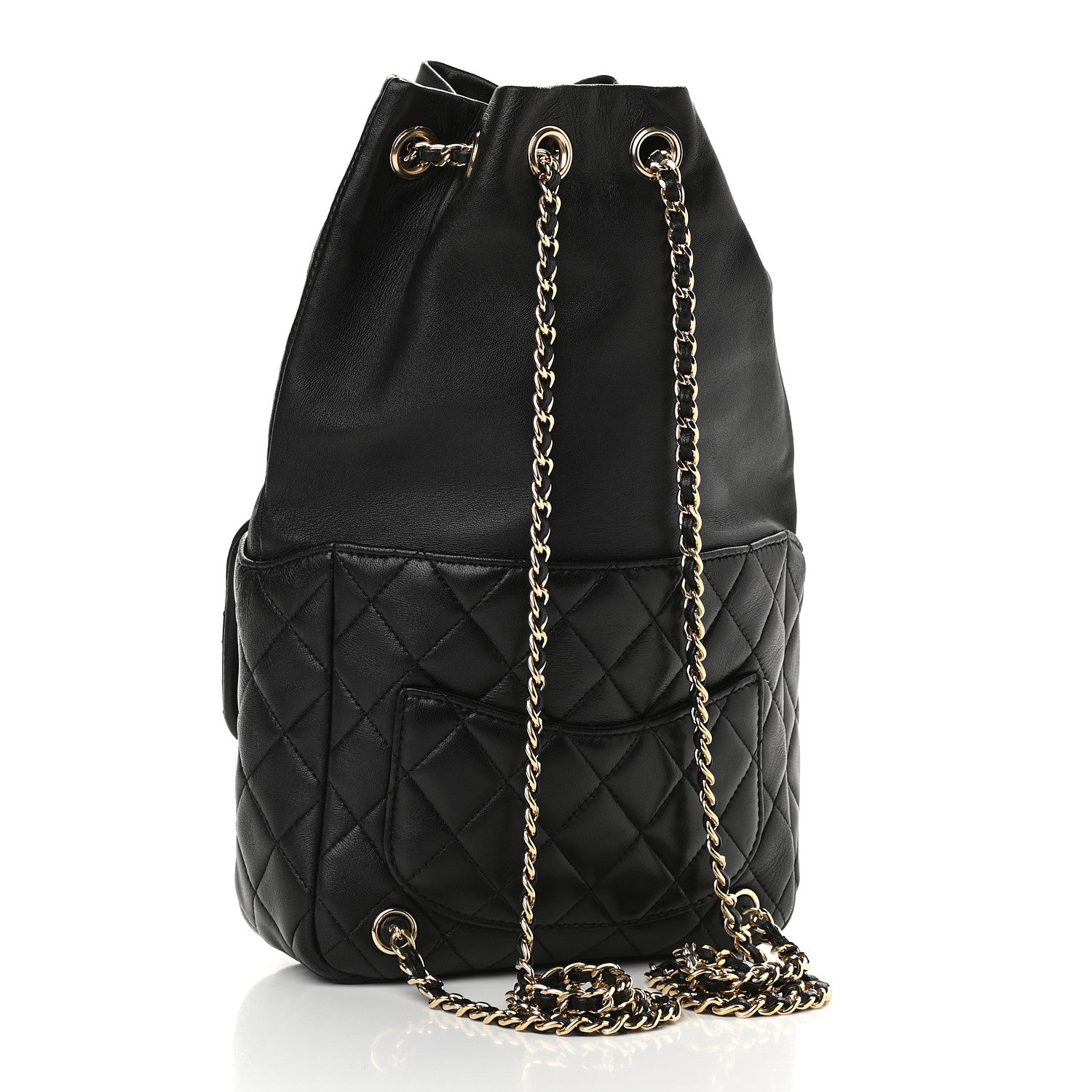 Chanel Lambskin Quilted Small in Seoul Backpack Black 3 of 8