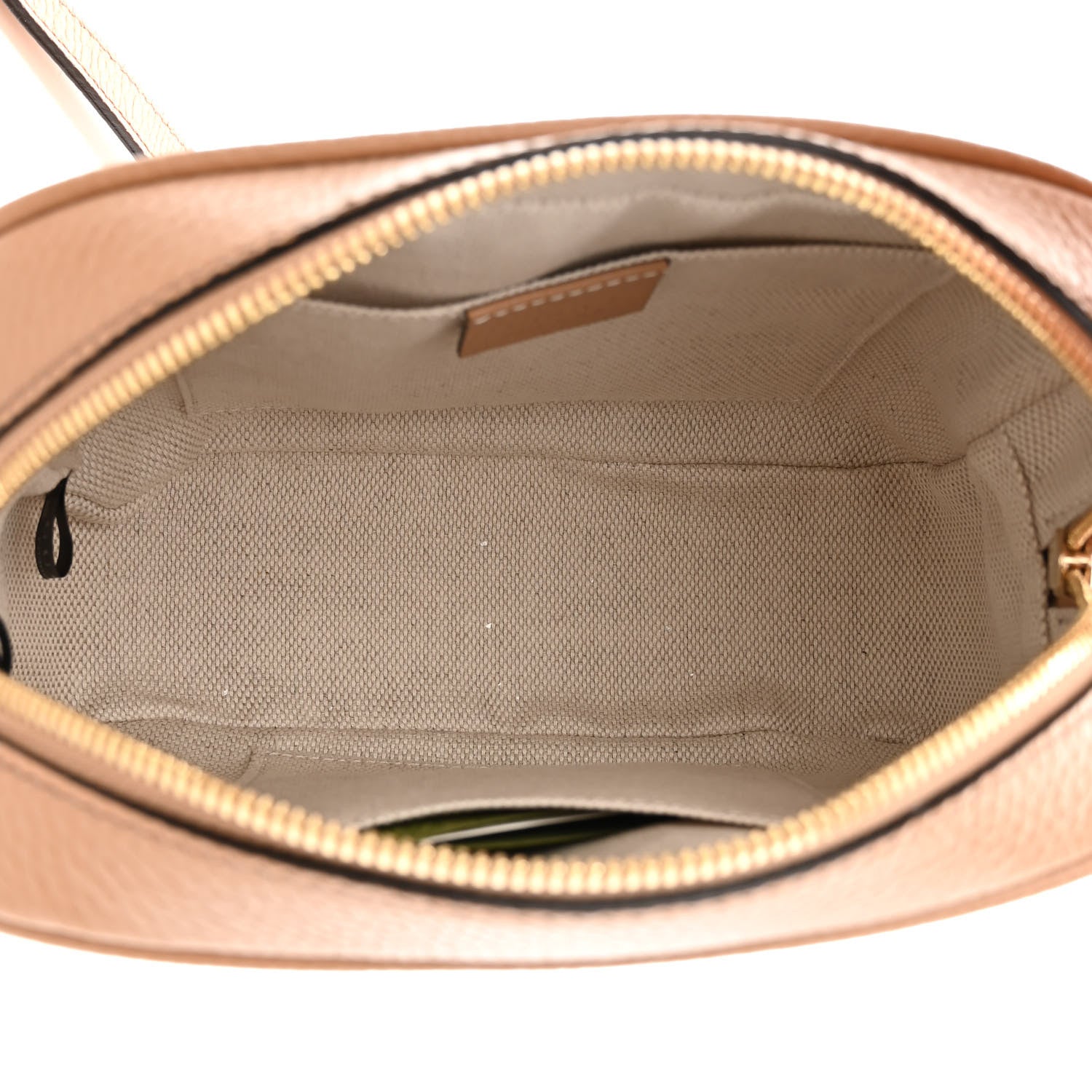 Gucci Pebbled Calfskin Small Soho Disco Bag Camelia 5 of 10