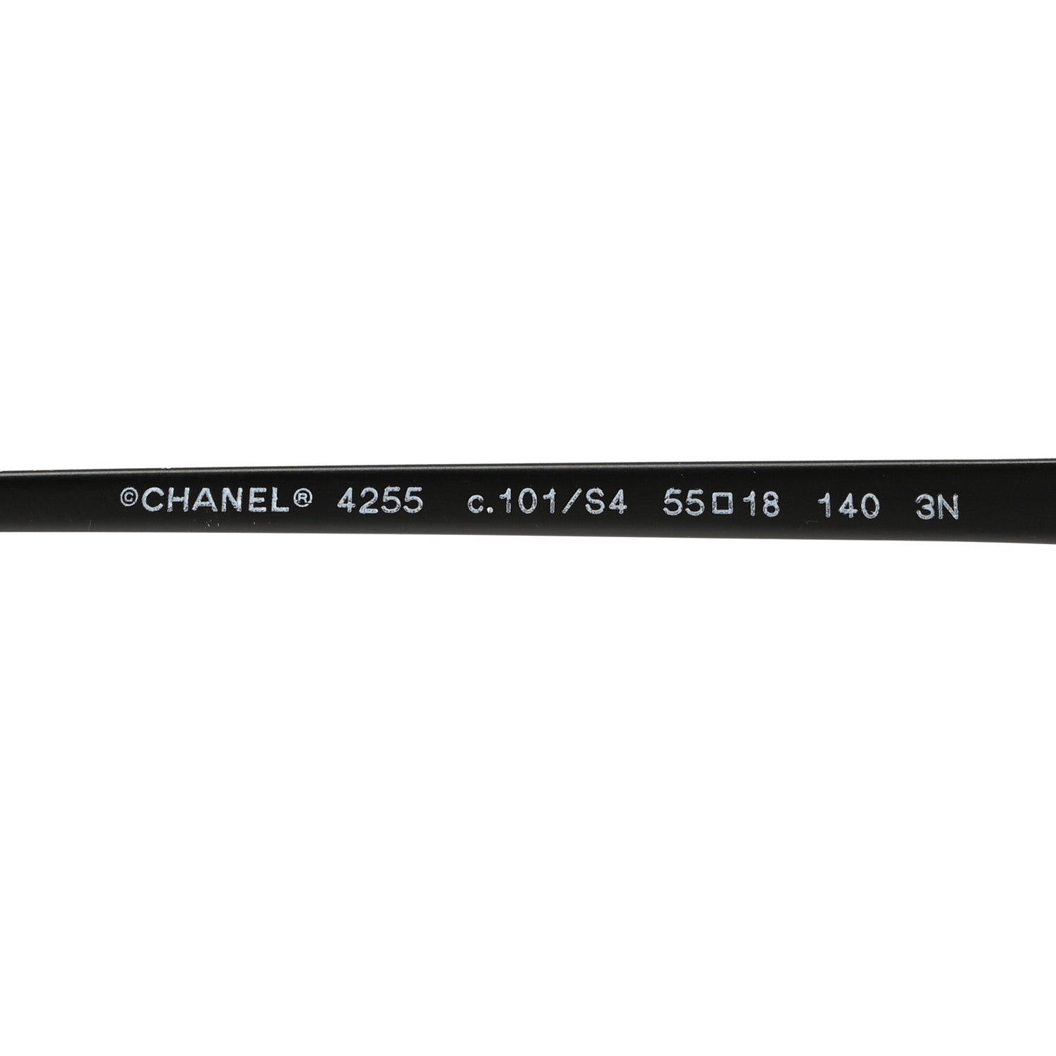Chanel Metal Cat Eye Sunglasses 4255 Black 5 of 12